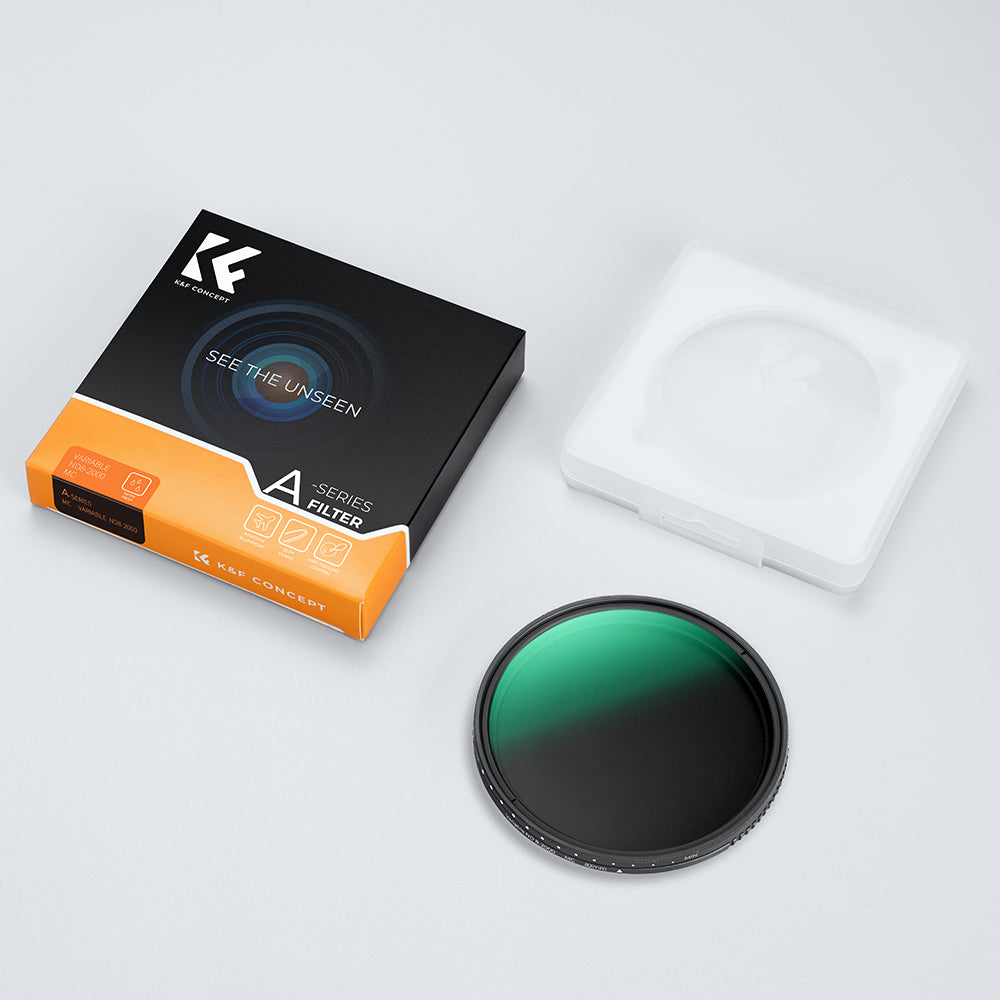 K&F ND8-ND2000 (3-11stop) Variable ND Filter Neutral Density Filter with Multi-Resistant Coating Nano-Dazzle K&F ND8-ND2000 (3-11stop) Variable ND Filter Neutral Density Filter with Multi-Resistant Coating Nano-Dazzle